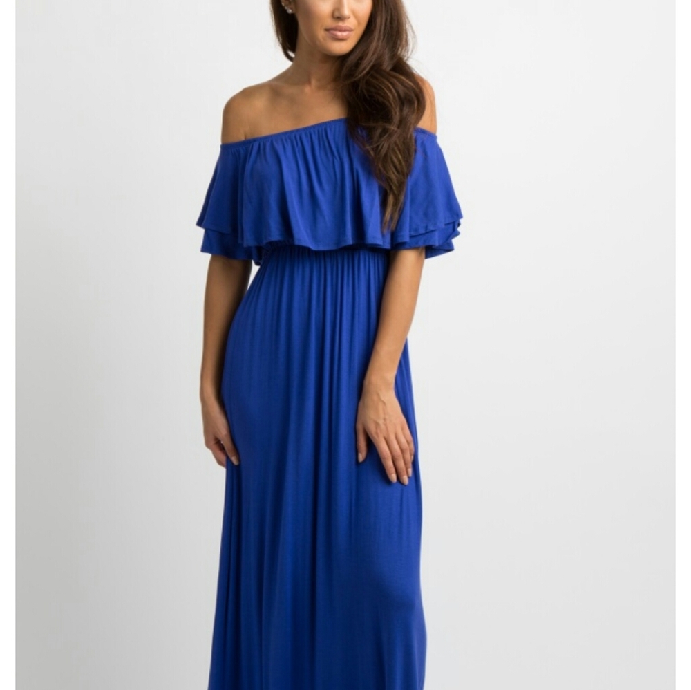 Pink Blush Maternity Dress